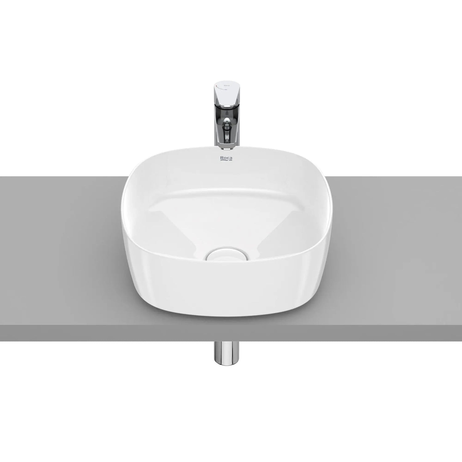 Lavatório de Bancada Roca Inspira Soft Branco ROCA