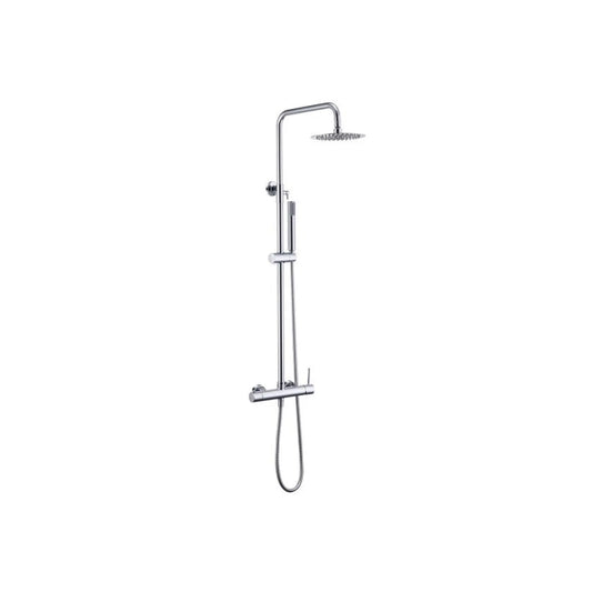 Transforme o seu espaço de banho num refúgio de luxo com a coluna de duche MONZA da Imex. O seu acabamento em cromado transmite sofisticação, enquanto o design minimalista adapta-se a qualquer casa de banho moderna. 
