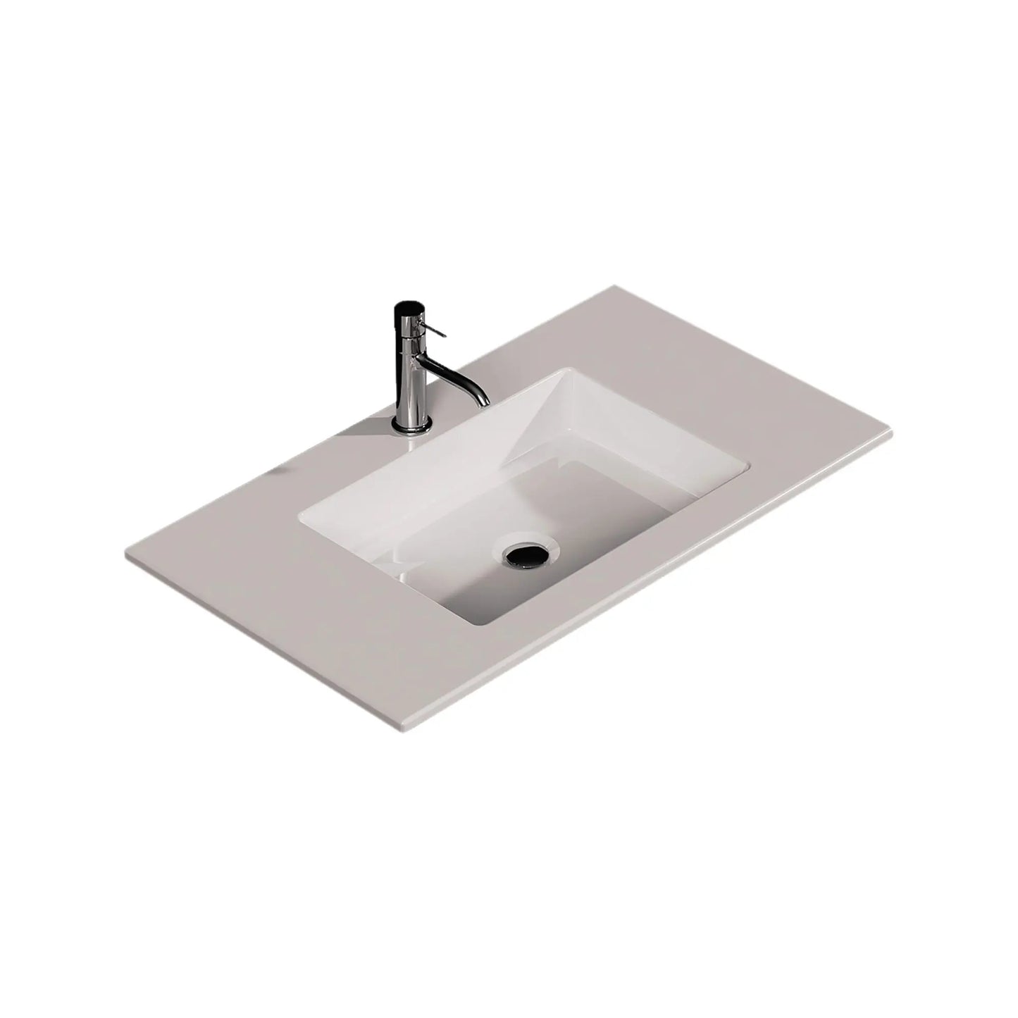 Lavatório de Encastrar Banhoazis Lupi 81 Branco BANHOAZIS