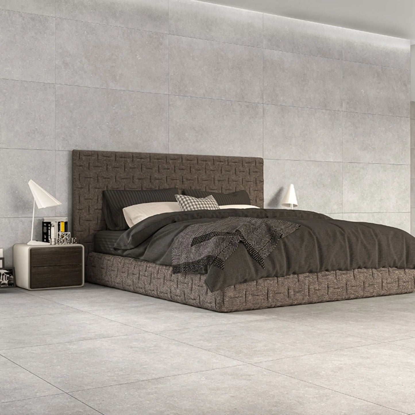 Pavimento Cerâmico EcoCeramic 60x60cm Arenisca Gris Eco EcoCeramic