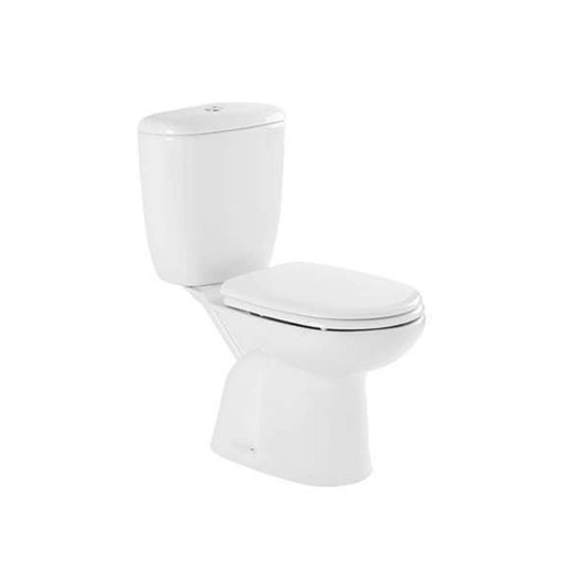 Pack sanita Sanindusa Luxor branco em vista frontal, em fundo branco, mostrando o conjunto completo.