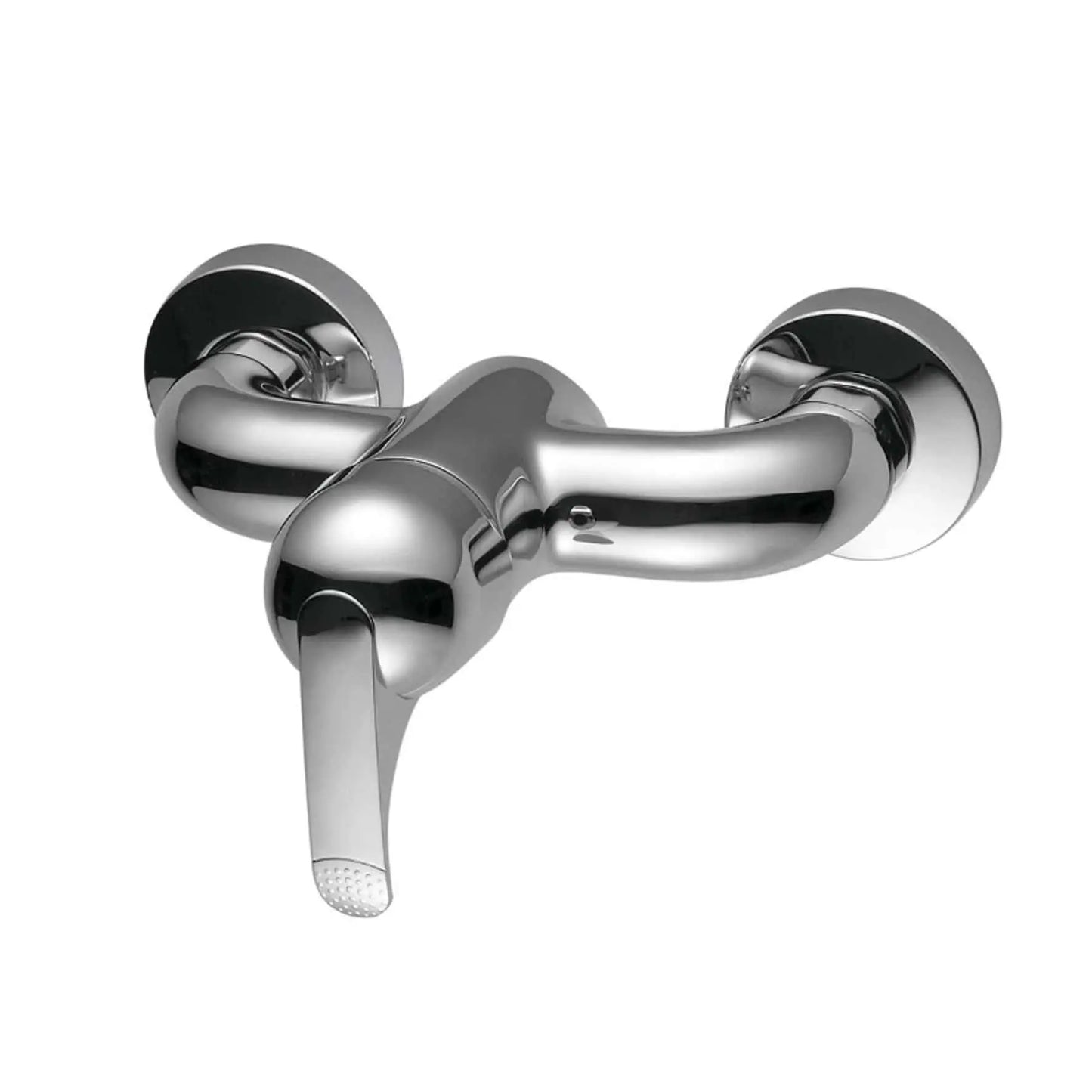 Torneira de duche monocomando Sanindusa B.Touch cromada com design arredondado e manípulo ergonómico.