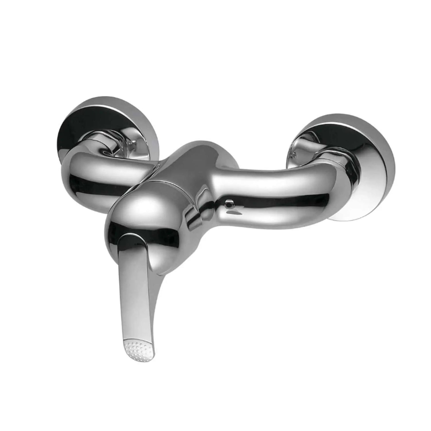 Torneira de duche monocomando Sanindusa B.Touch cromada com design arredondado e manípulo ergonómico.