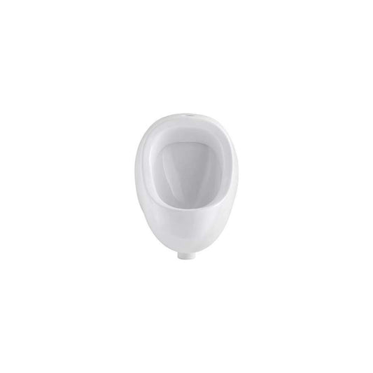 Urinol Sanindusa RIA cerâmico branco, vista frontal.