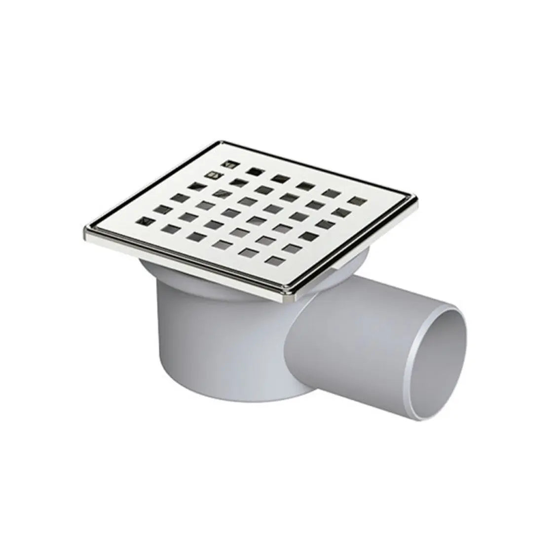 Sifão Duche SQUARE 15x15 Chão Horizontal BK4020010
